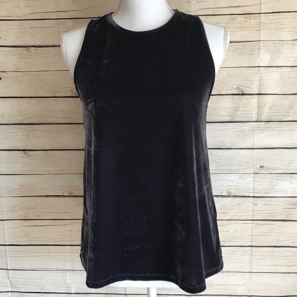 Banana Republic Velvet Sleeveless Top